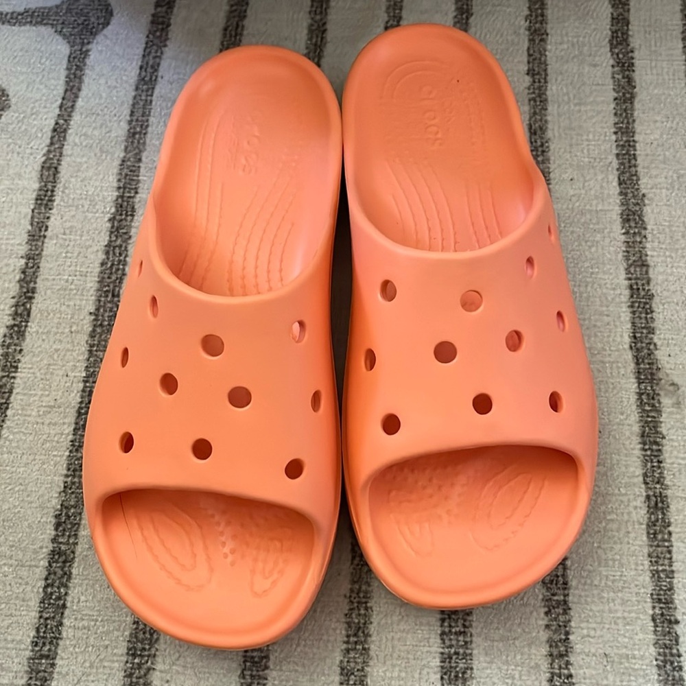 Crocs platform sandals